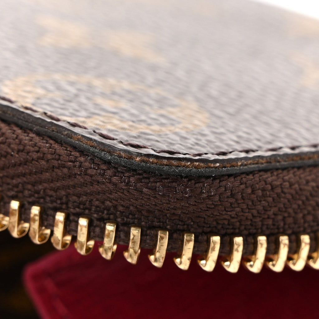Louis Vuitton Monogram Clemence Wallet Fuchsia
