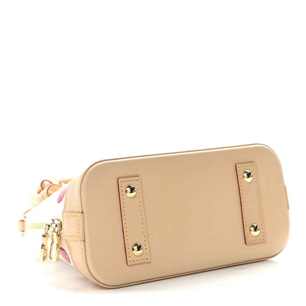 Louis Vuitton LV X TM Monogram Cerises Alma BB White