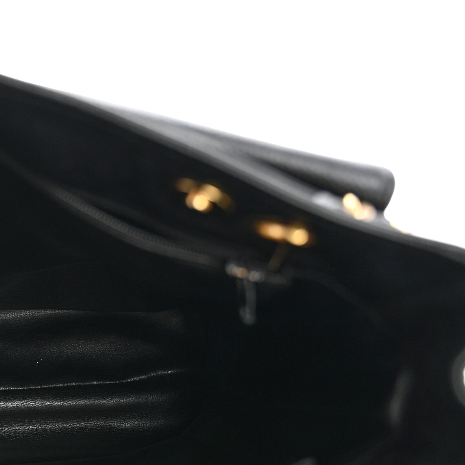 Chanel Caviar CC Flap Shoulder Bag Black