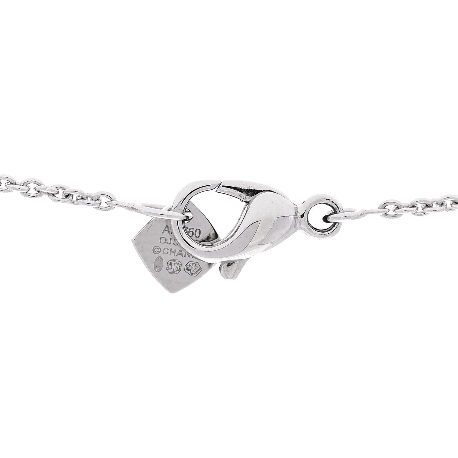 18K White Gold Coco Crush Pendant Necklace