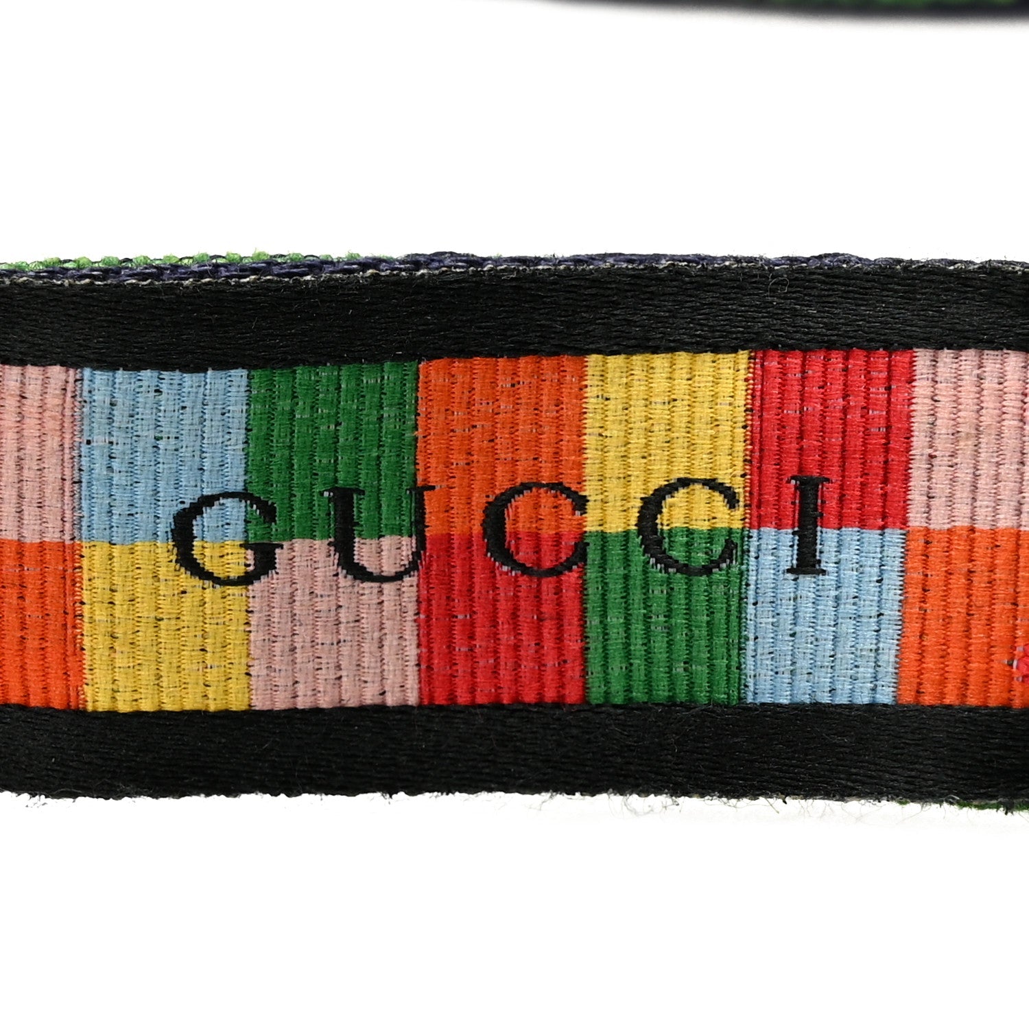 Gucci Monogram Multicolor Reversible Self-Tie Bucket Hat S Green Blue