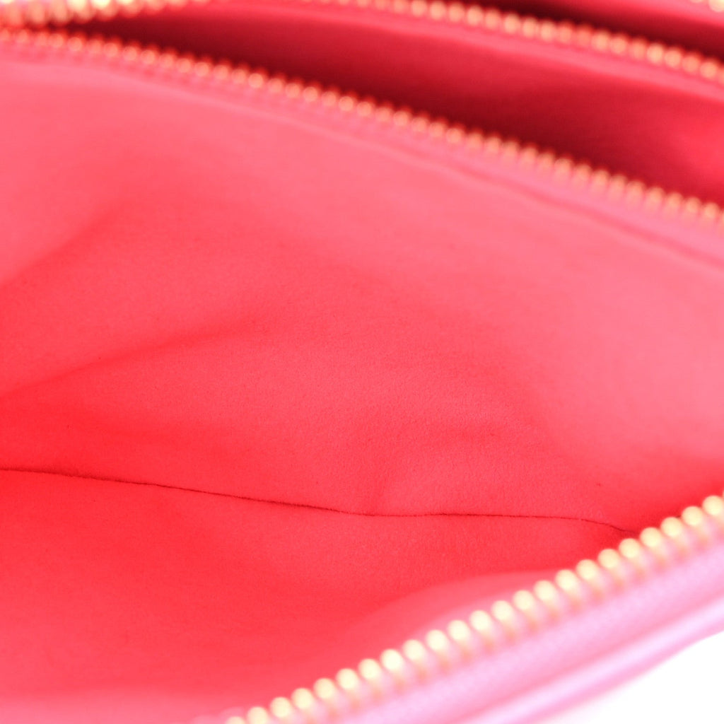 Louis Vuitton Calfskin Embossed Monogram Coussin BB Rose Fluo