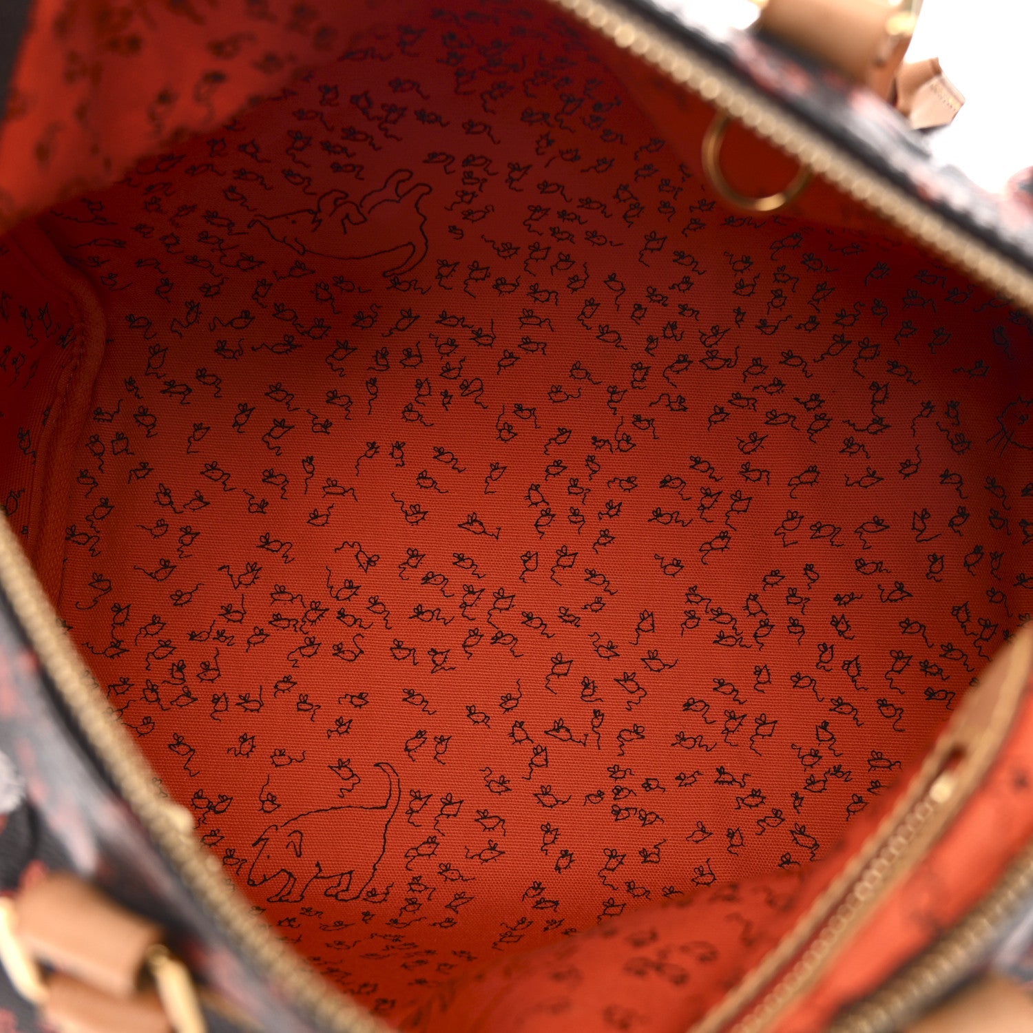 Louis Vuitton Catogram Speedy Bandouliere 30 Marron