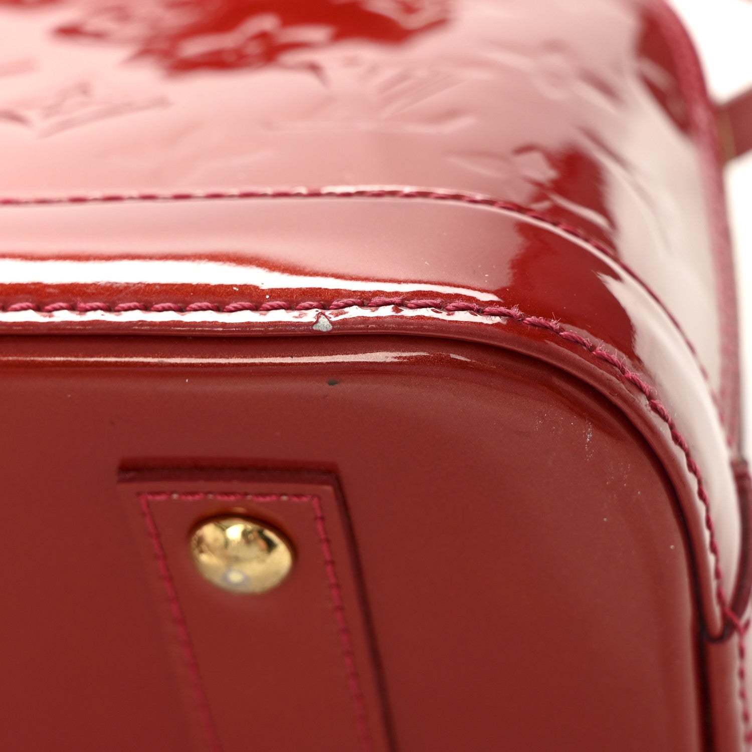Louis Vuitton Vernis Alma BB Cherry