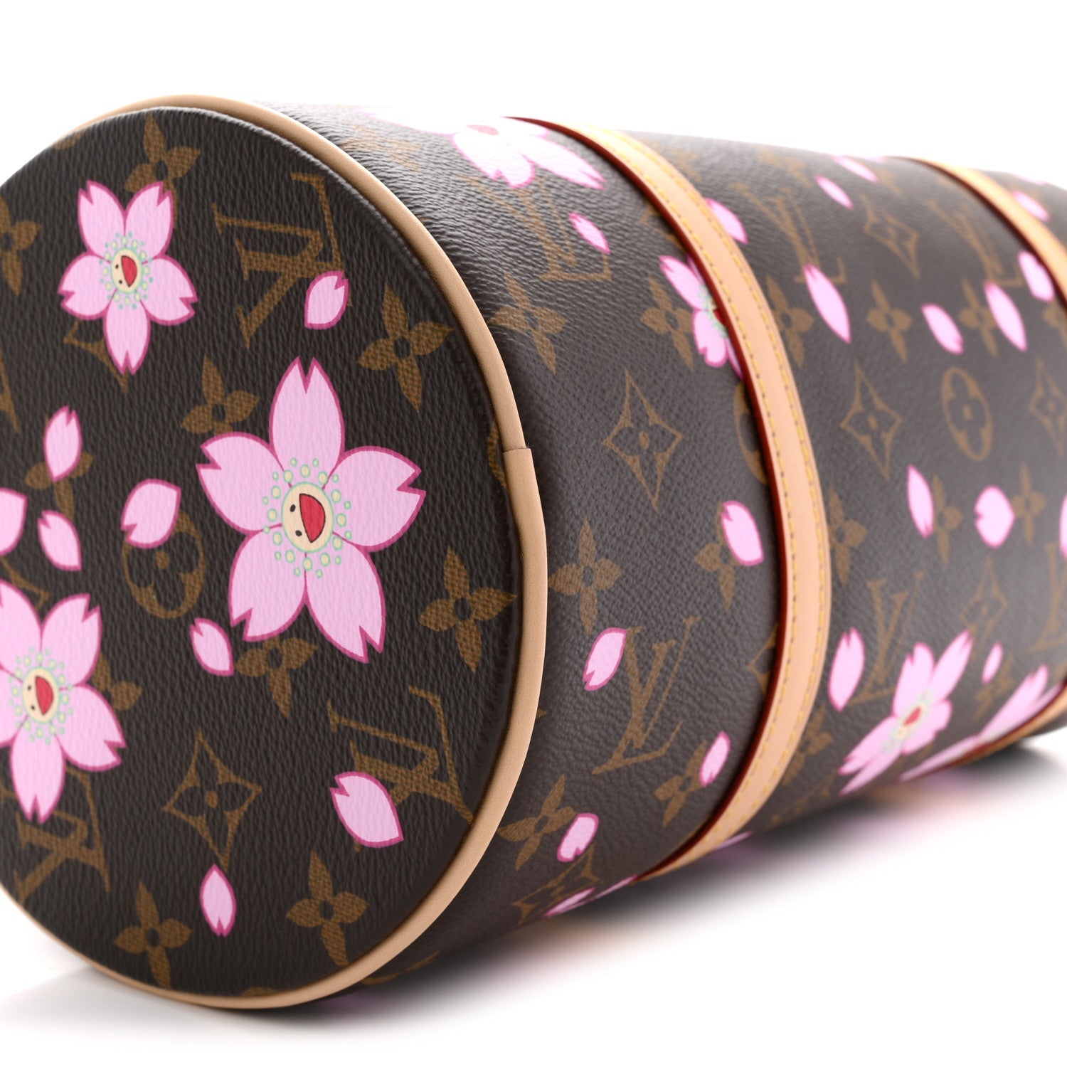 Louis Vuitton LV X TM Monogram Cherry Blossom Papillon Sakura Brown