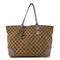 Gucci Monogram Large Heart Bit Charm Hobo Purple