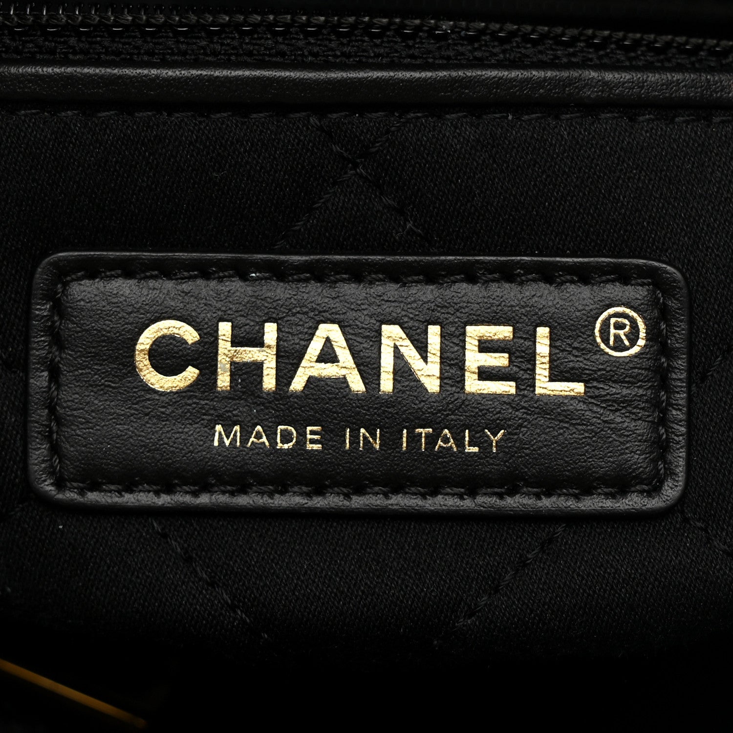 Chanel Shiny Calfskin Quilted Small Chanel 22 Black