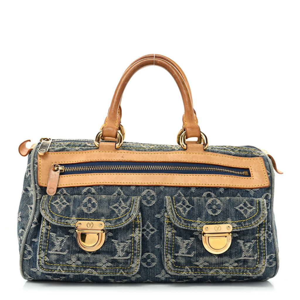 Louis Vuitton Monogram Denim Neo Speedy Blue