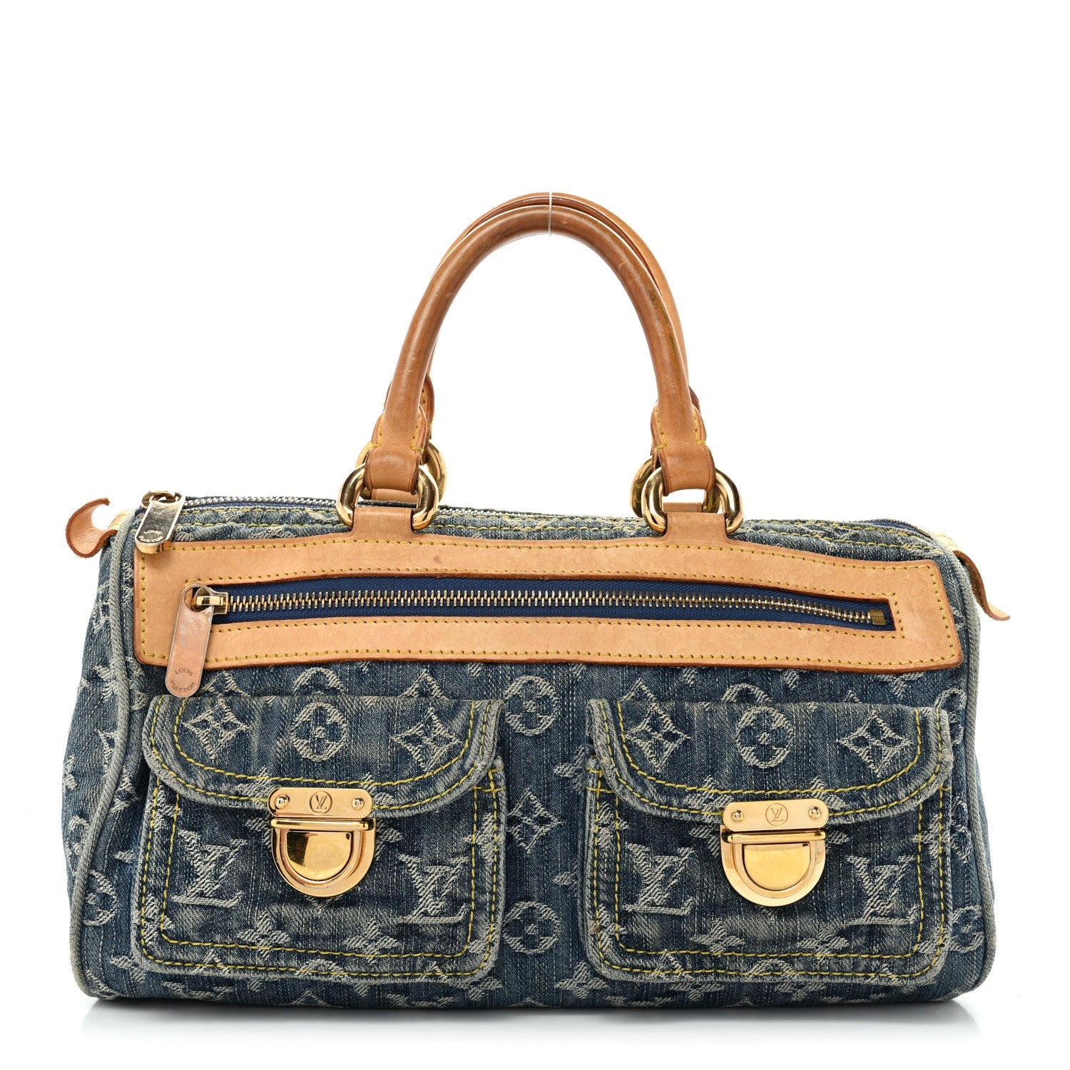 Louis Vuitton Monogram Denim Neo Speedy Blue