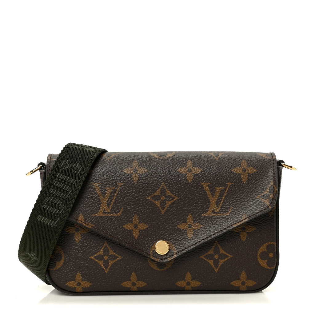 Louis Vuitton Monogram Felicie Strap & Go Kaki