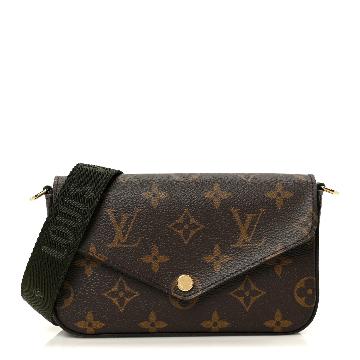 Louis Vuitton Monogram Felicie Strap & Go Kaki