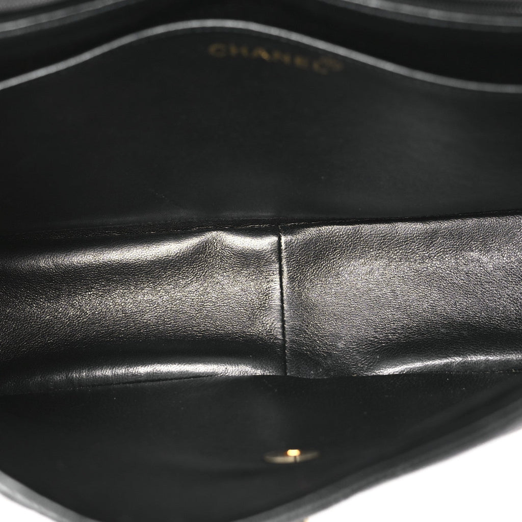 Chanel Caviar Jumbo Single Flap Black