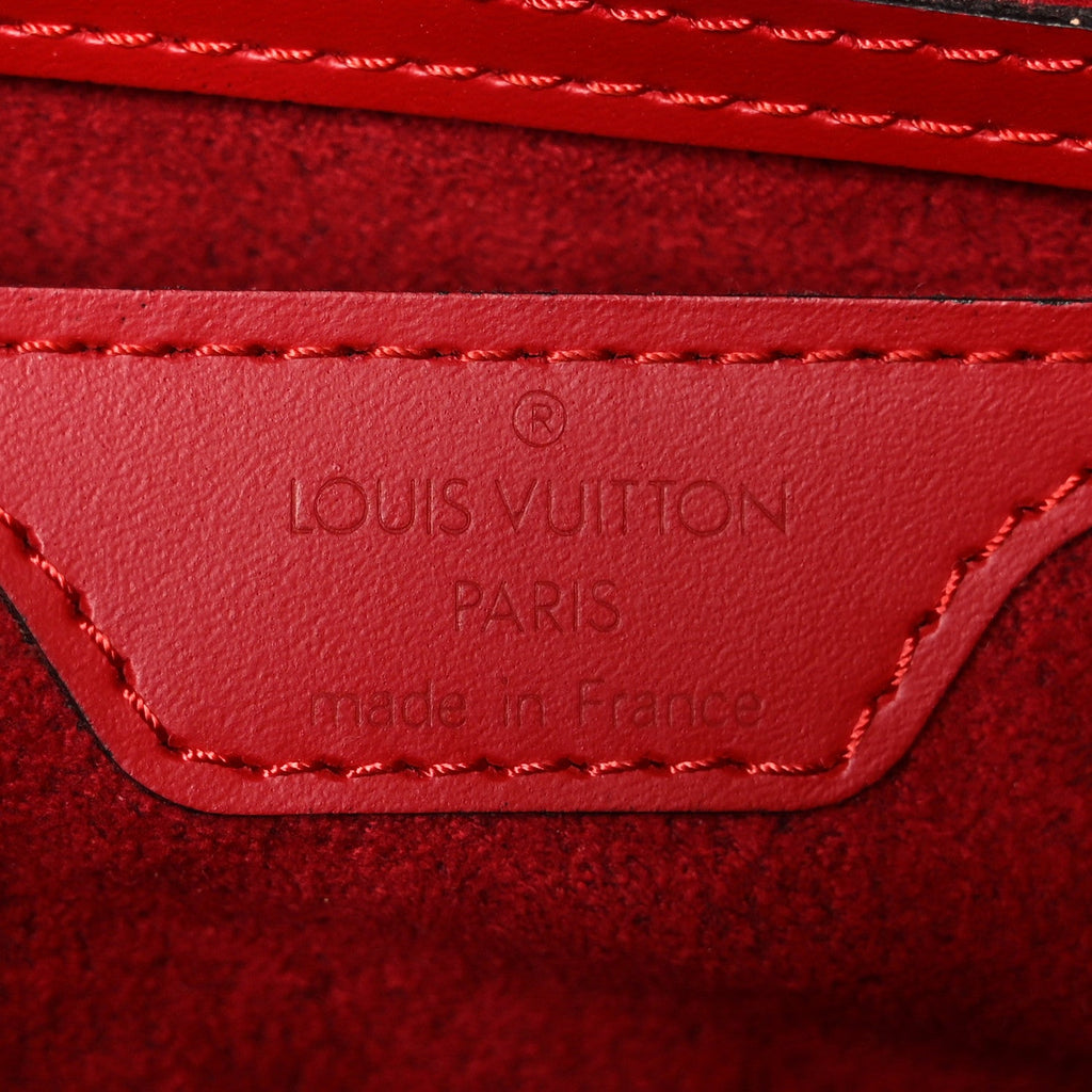 Louis Vuitton Epi Soufflot Castillan Red