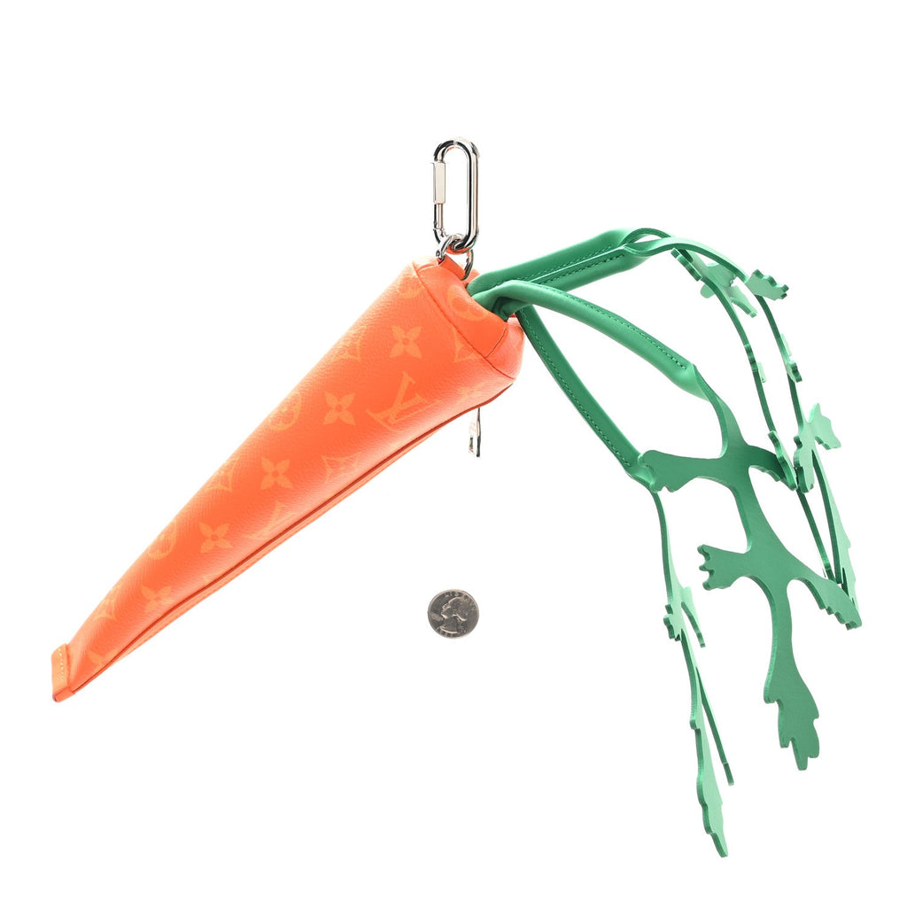 Louis Vuitton Monogram Carrot Pouch Orange