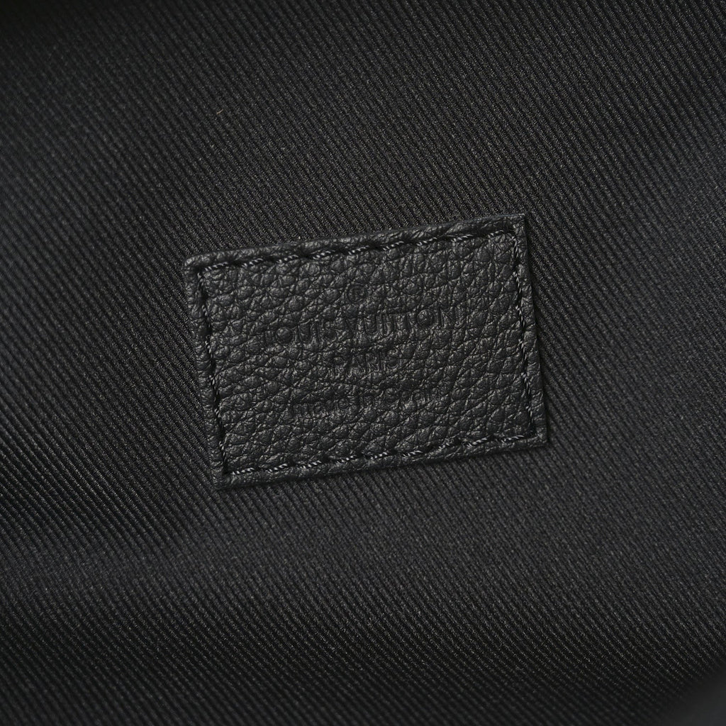 Louis Vuitton Calfskin Monogram Shadow Discovery Bumbag Black