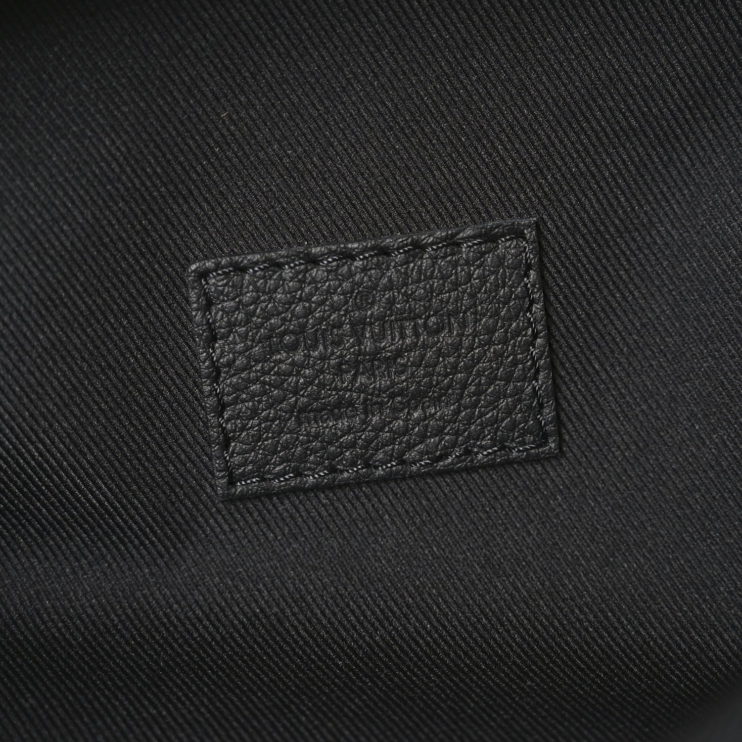 Louis Vuitton Calfskin Monogram Shadow Discovery Bumbag Black