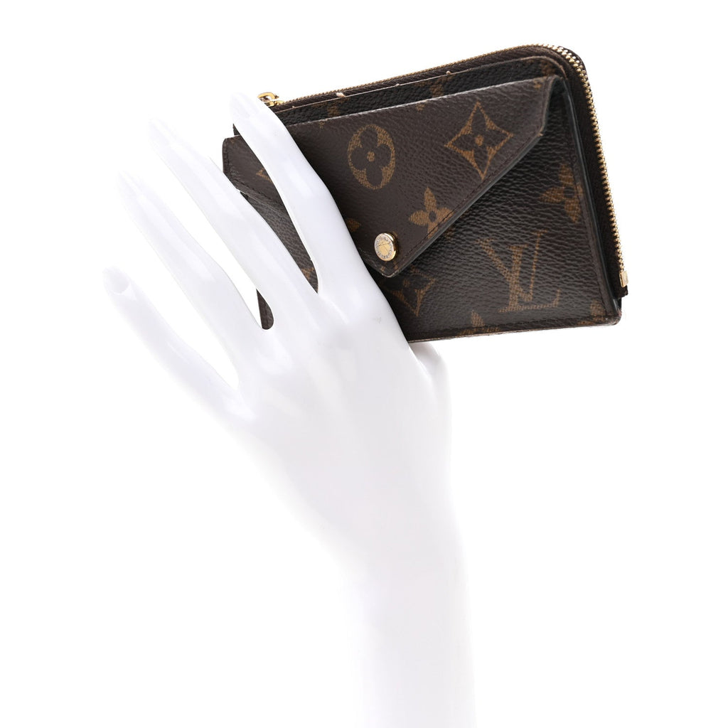 Louis Vuitton Monogram Recto Verso Card Holder Black