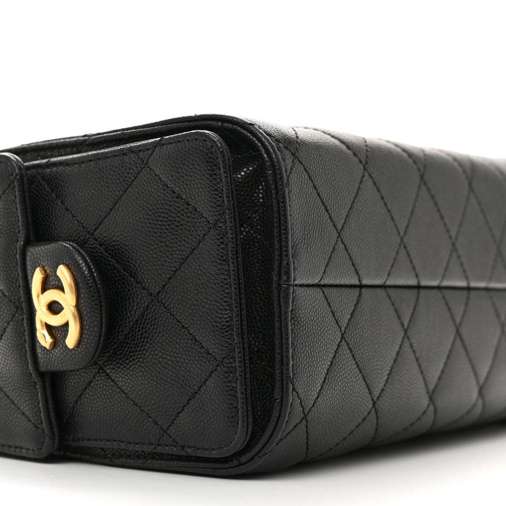 Chanel Caviar Quilted Mini Chanel 25 Handbag Black