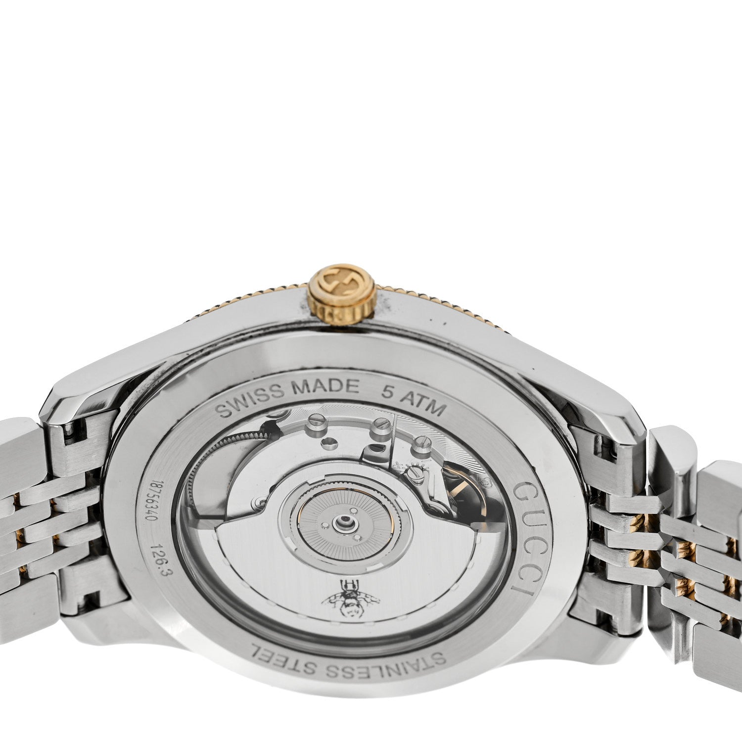 Gucci Stainless Steel 40mm G-Timeless Two Tone Charm Automatic Watch