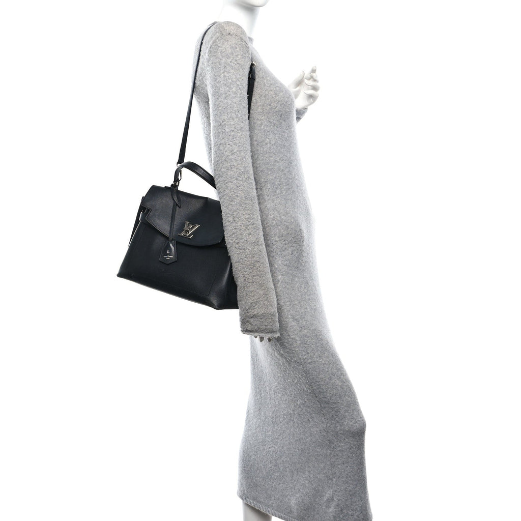 Louis Vuitton Soft Calfskin My Lockme Top Handle Black