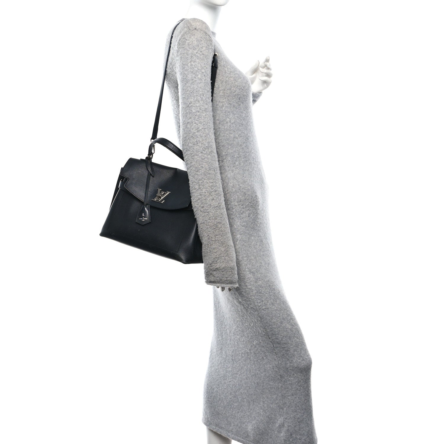 Louis Vuitton Soft Calfskin My Lockme Top Handle Black