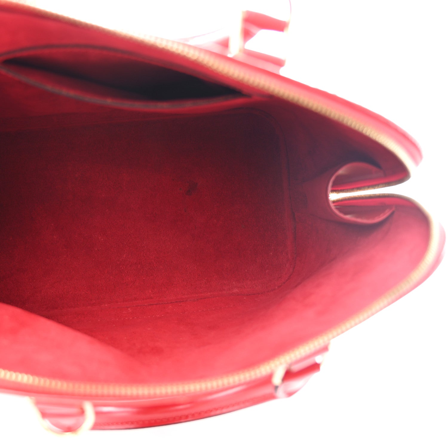 Louis Vuitton Epi Alma PM Castillan Red