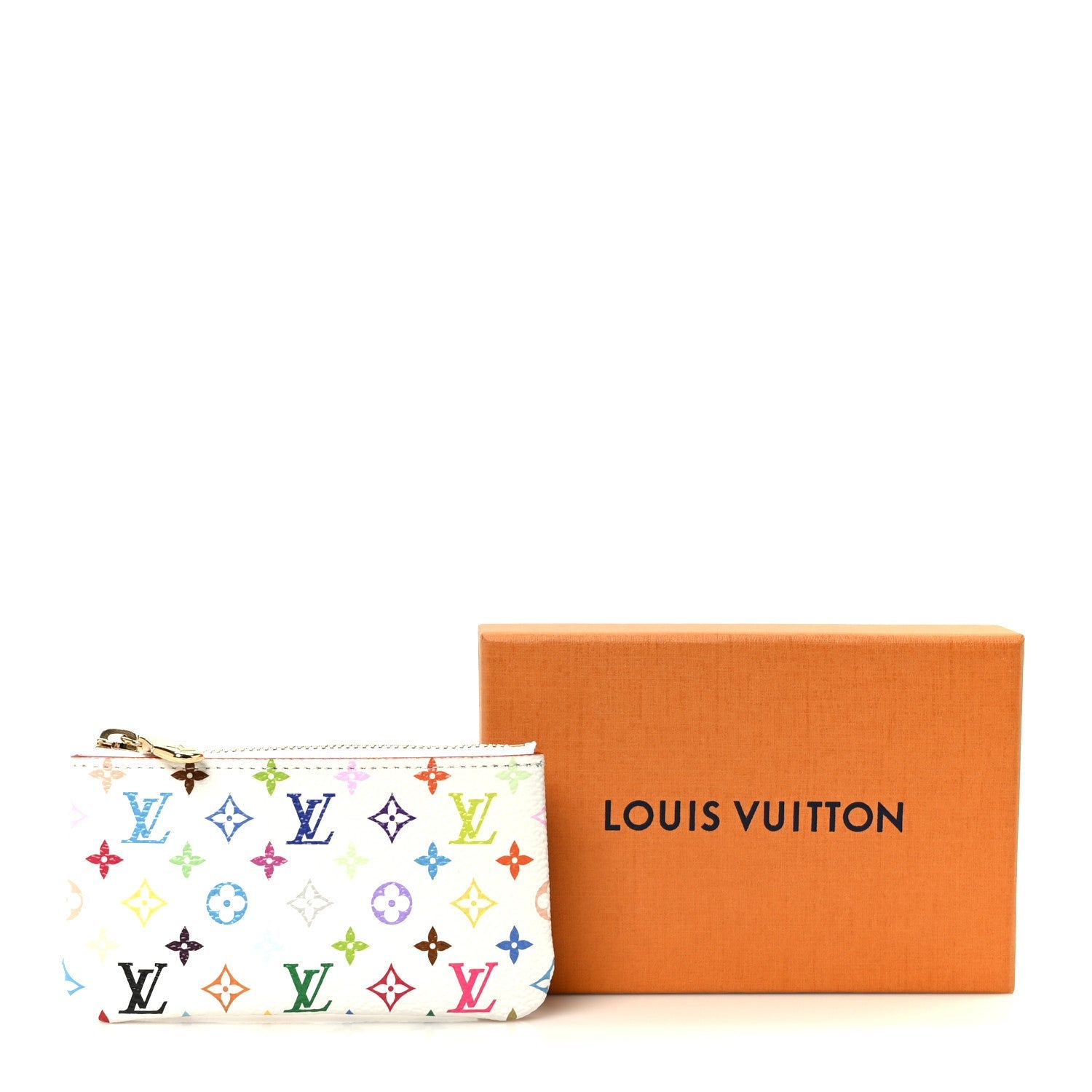 Louis Vuitton LV X TM Monogram Multicolor Key Pouch White