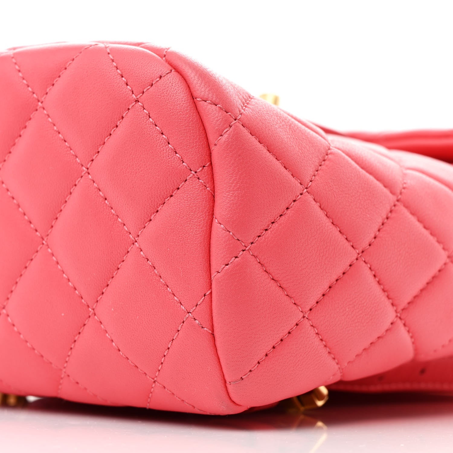 Chanel Lambskin Quilted Small Urban Spirit Backpack Dark Pink