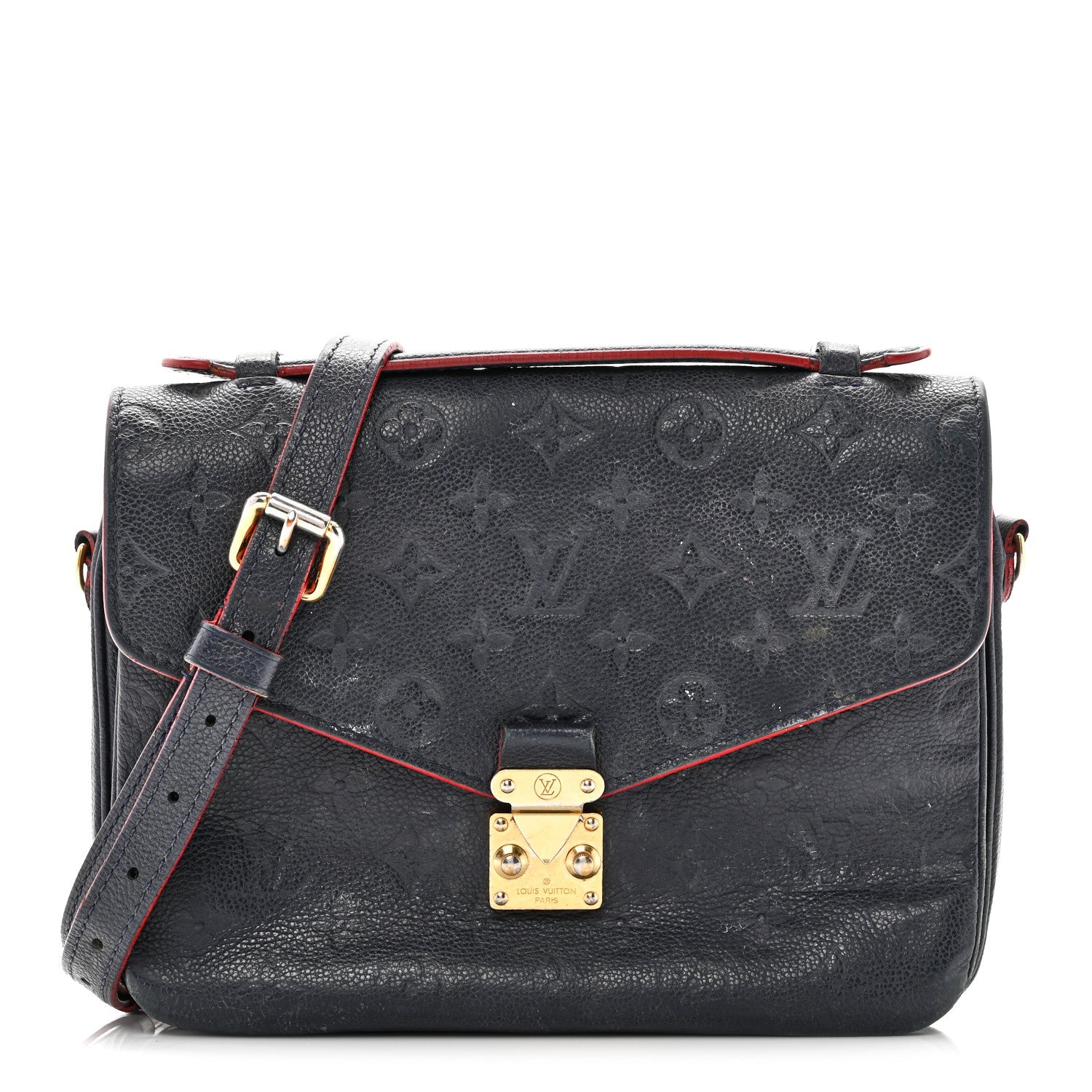 Louis Vuitton Empreinte Pochette Metis Marine Rouge