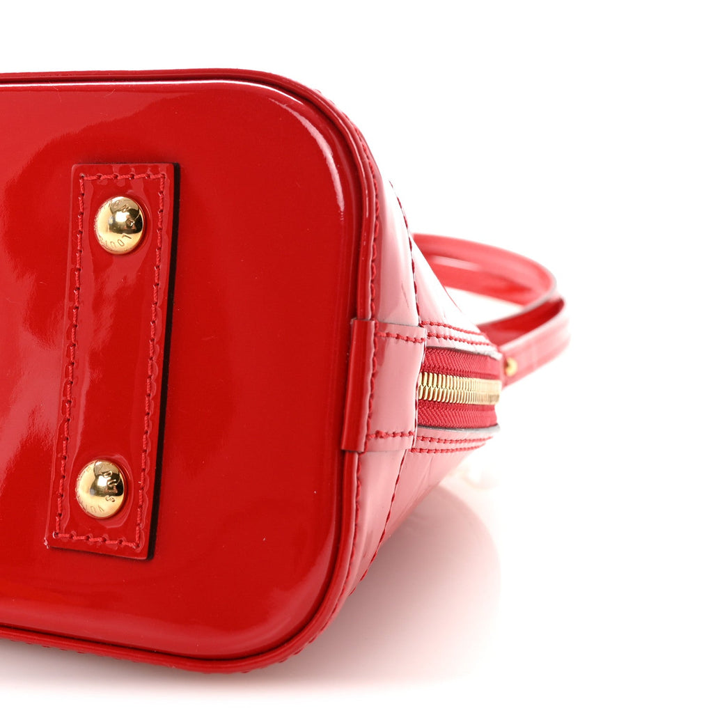 Louis Vuitton Vernis Alma BB Cherry