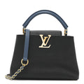 Louis Vuitton Taurillon Capucines BB Black General Blue