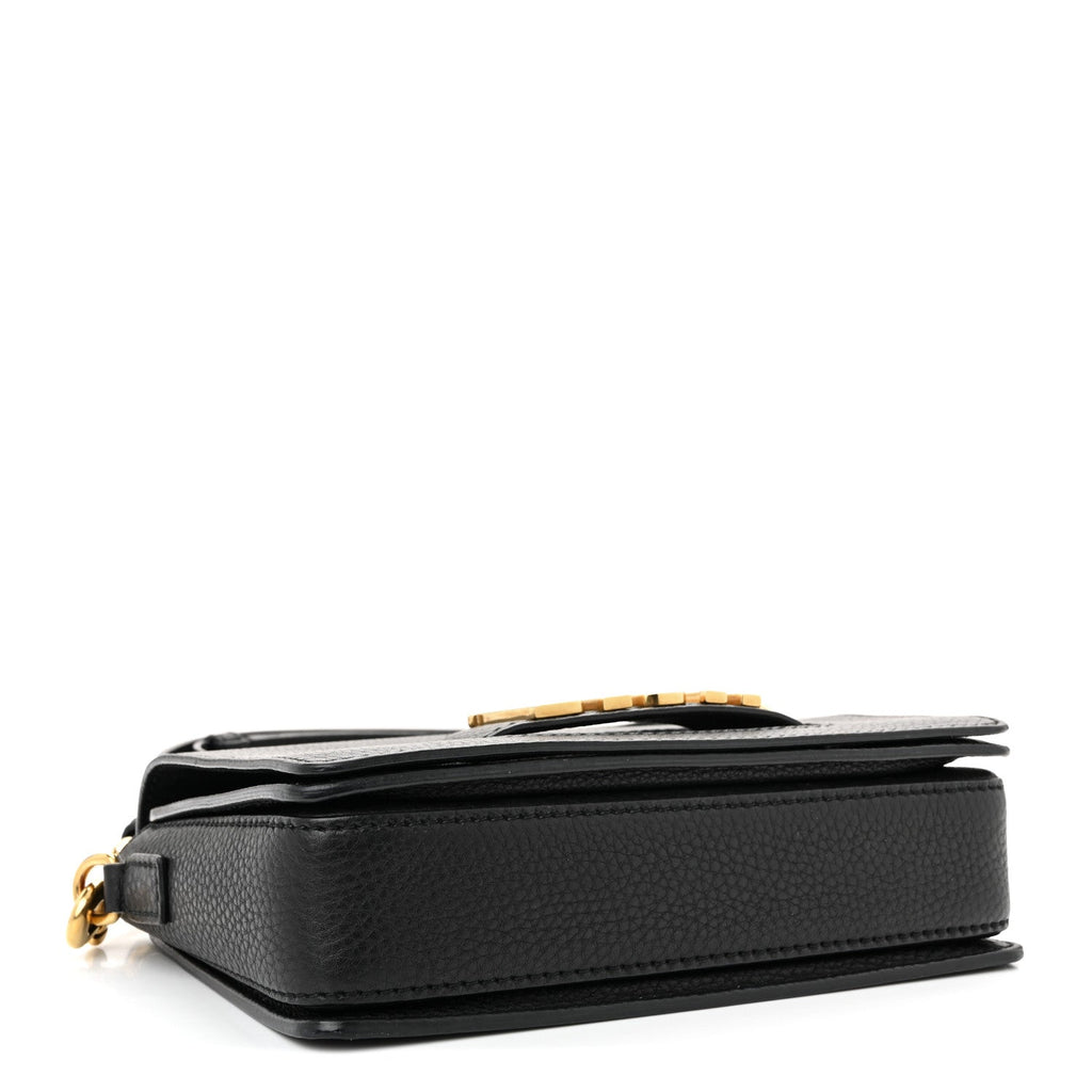 Christian Dior Grained Calfskin Dio(r)evolution Flap Bag Black