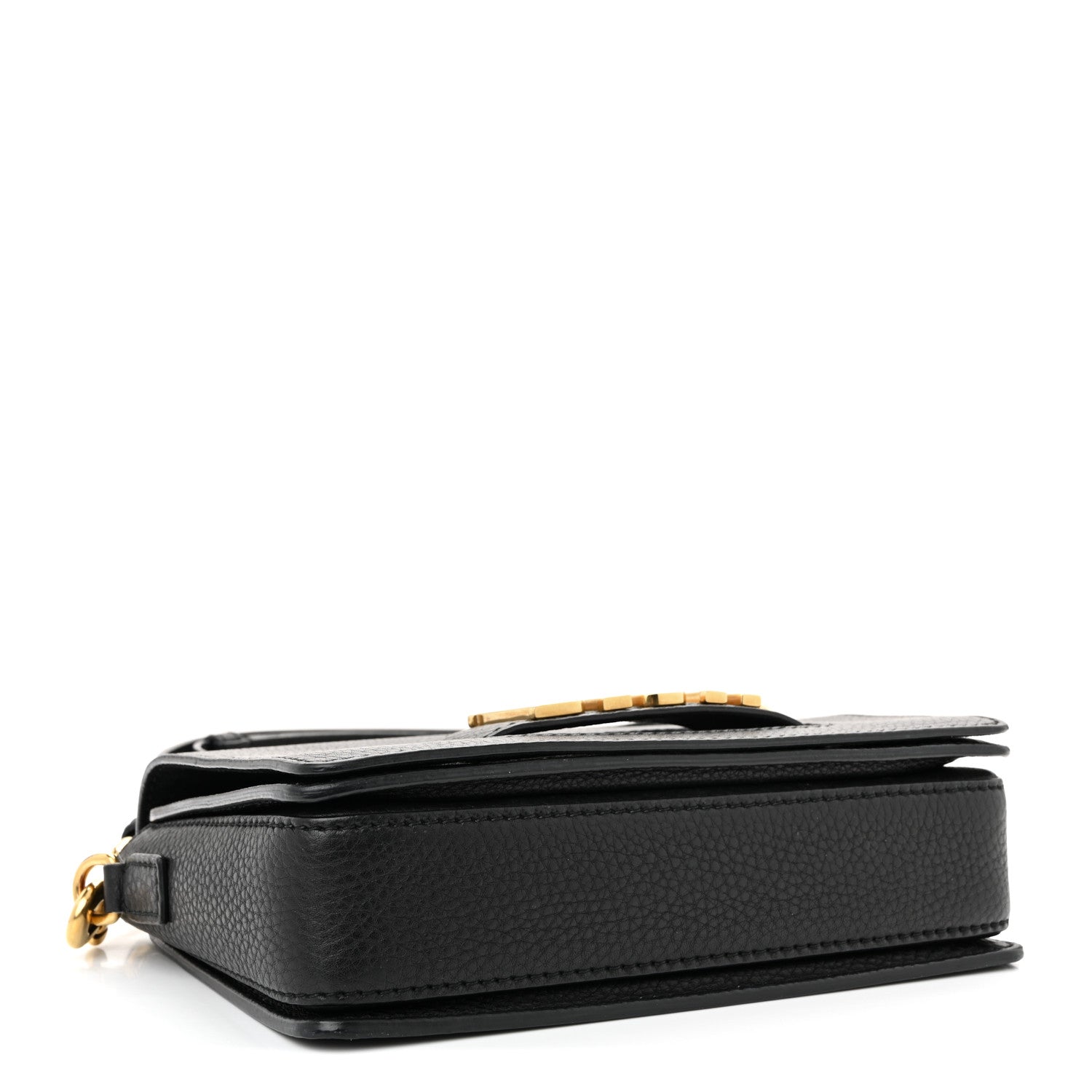 Christian Dior Grained Calfskin Dio(r)evolution Flap Bag Black