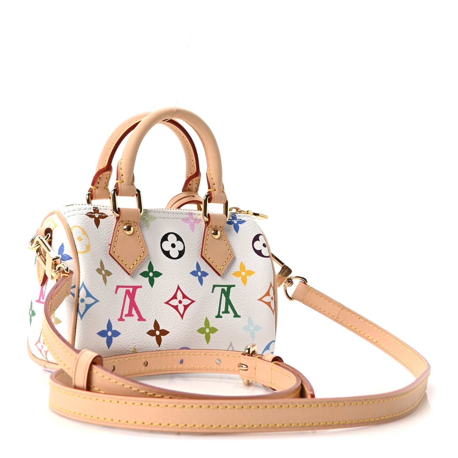Louis Vuitton LV X TM Monogram Multicolor Nano Speedy White