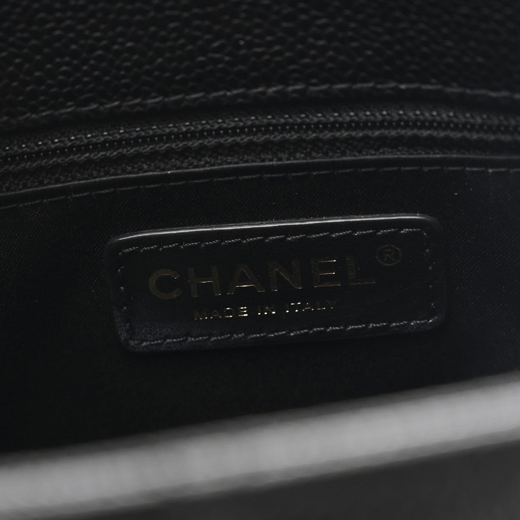 Chanel Caviar Quilted Grand Shopping Tote GST Black