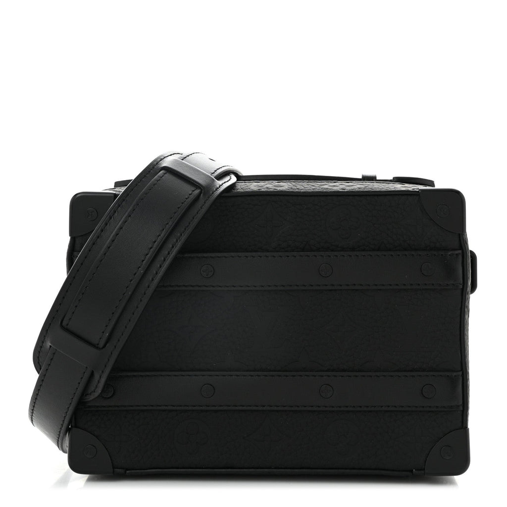Louis Vuitton Taurillon Monogram Soft Trunk Black