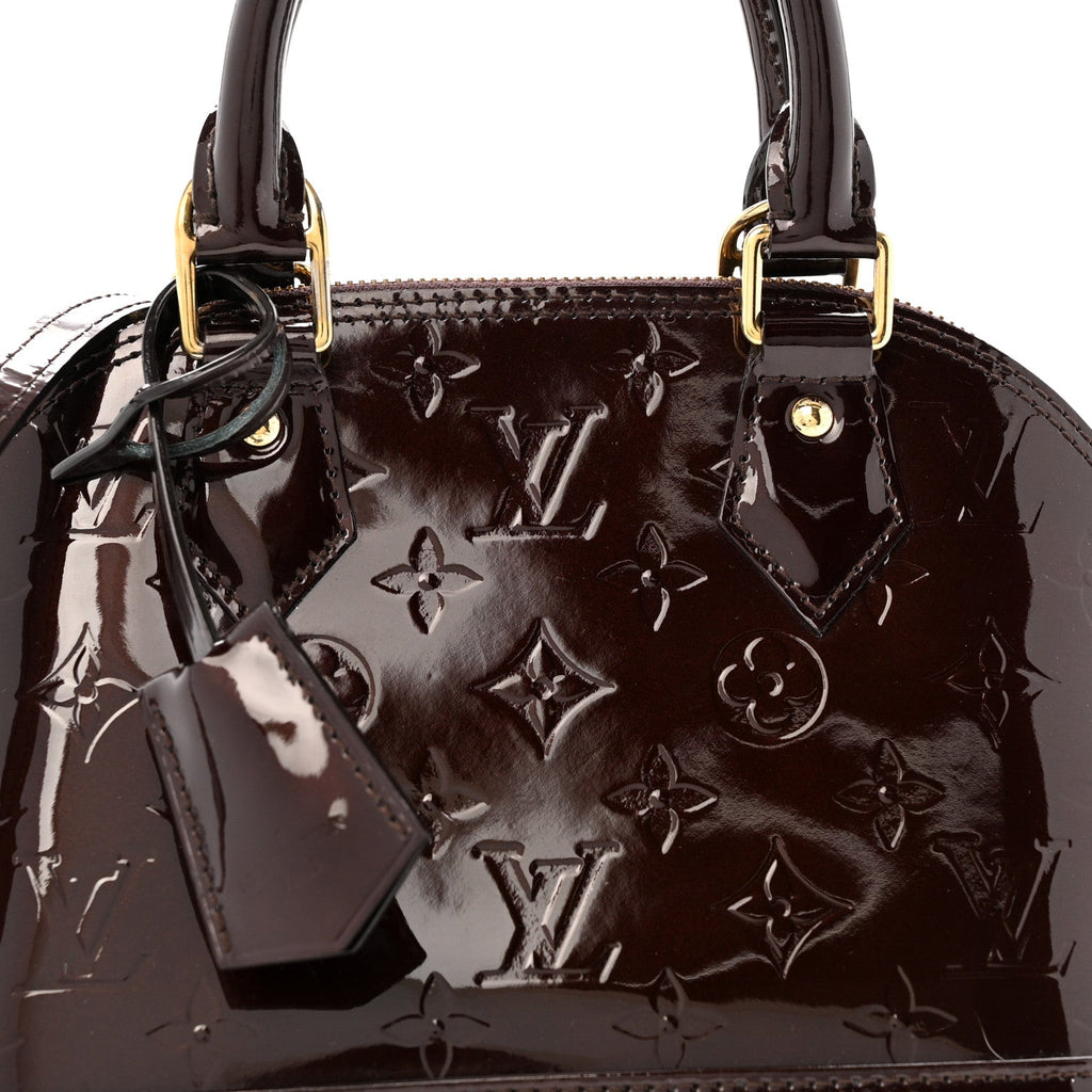 Louis Vuitton Vernis Alma BB Amarante