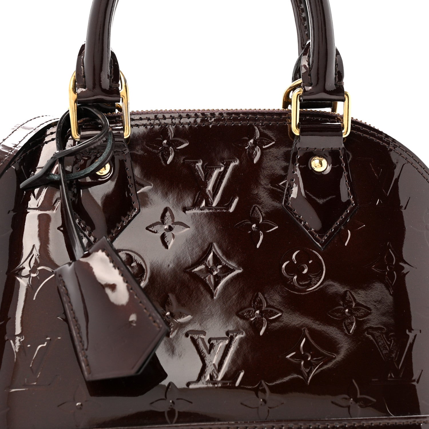 Louis Vuitton Vernis Alma BB Amarante