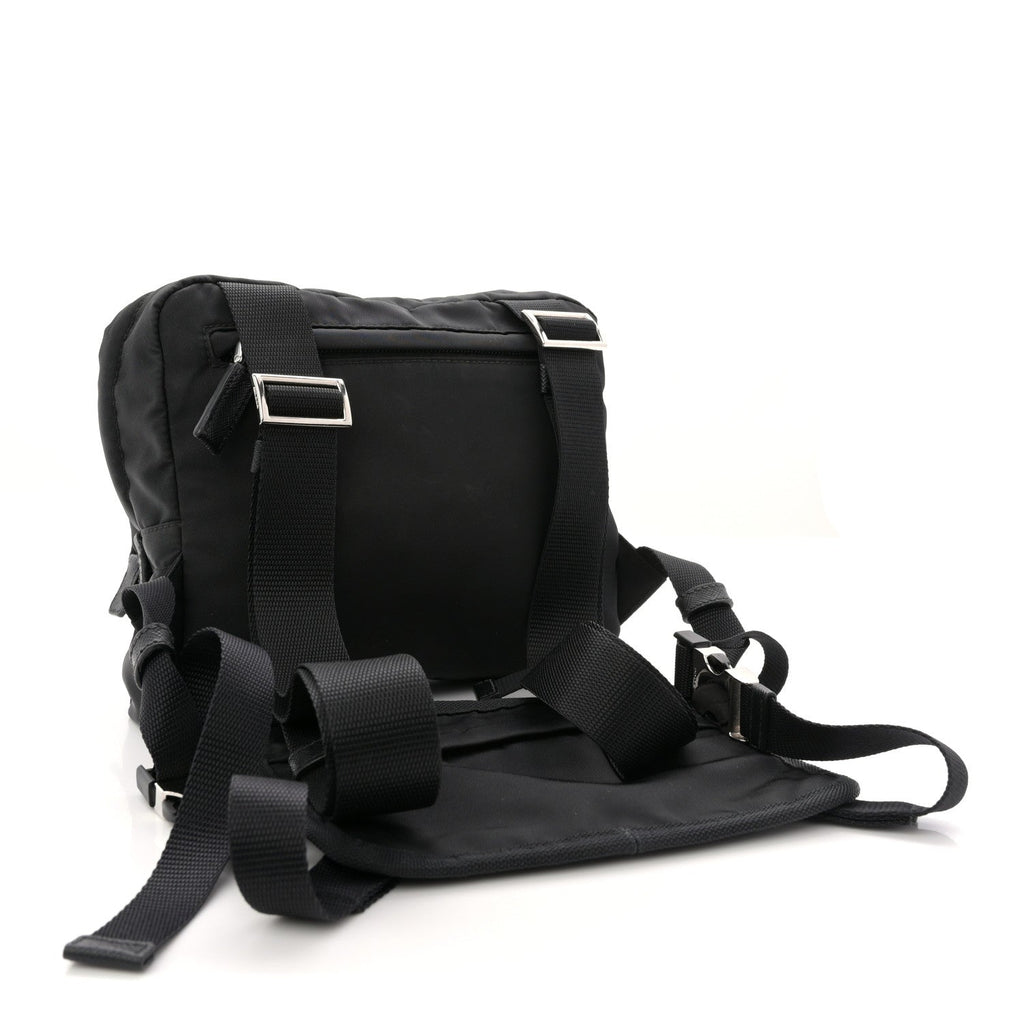 Prada Tessuto Nylon Montagna Harness Bag Black