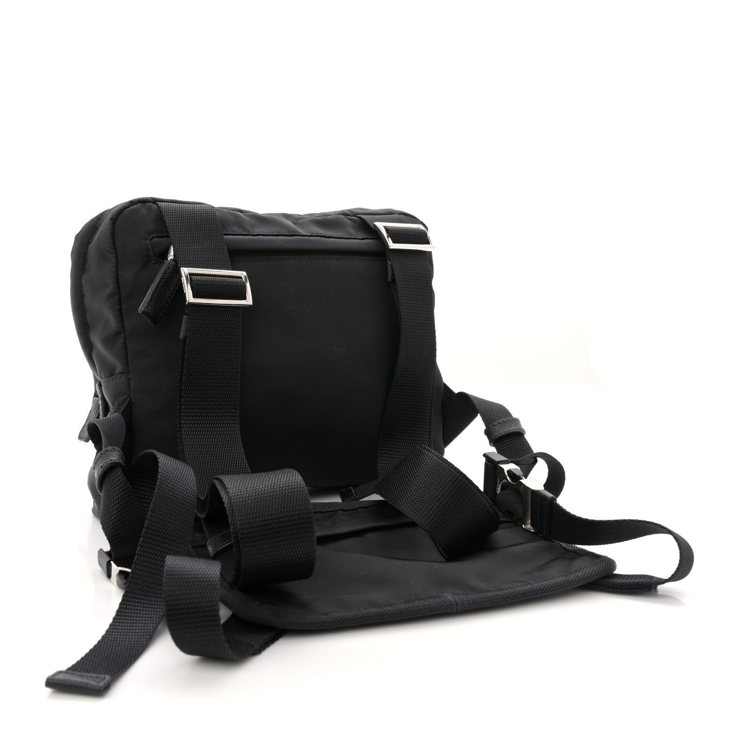 Prada Tessuto Nylon Montagna Harness Bag Black