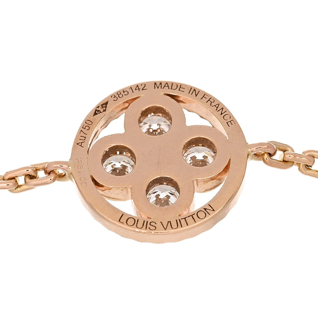 Louis Vuitton 18K Pink Gold Diamond Sun Blossom Bracelet