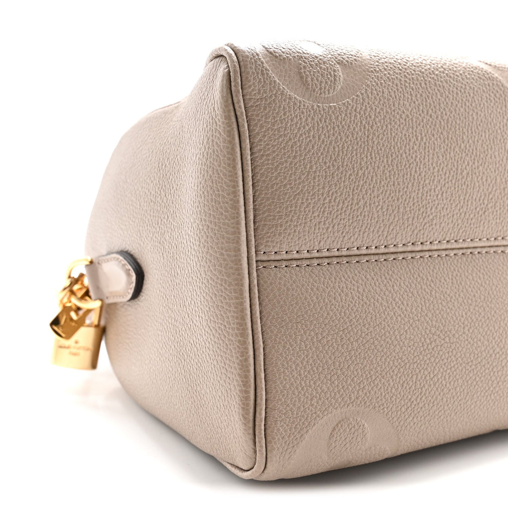 Louis Vuitton Empreinte Monogram Giant Speedy Bandouliere 25 Tourterelle