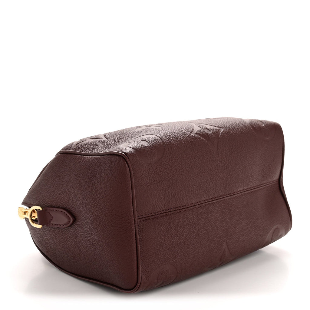 Louis Vuitton Empreinte Monogram Giant Speedy Bandouliere 25 Wine