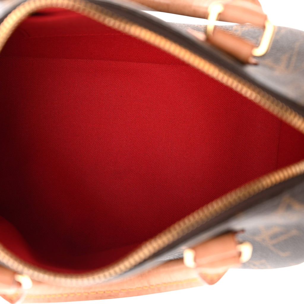 Louis Vuitton Monogram Speedy Bandouliere 20 Pink Orange