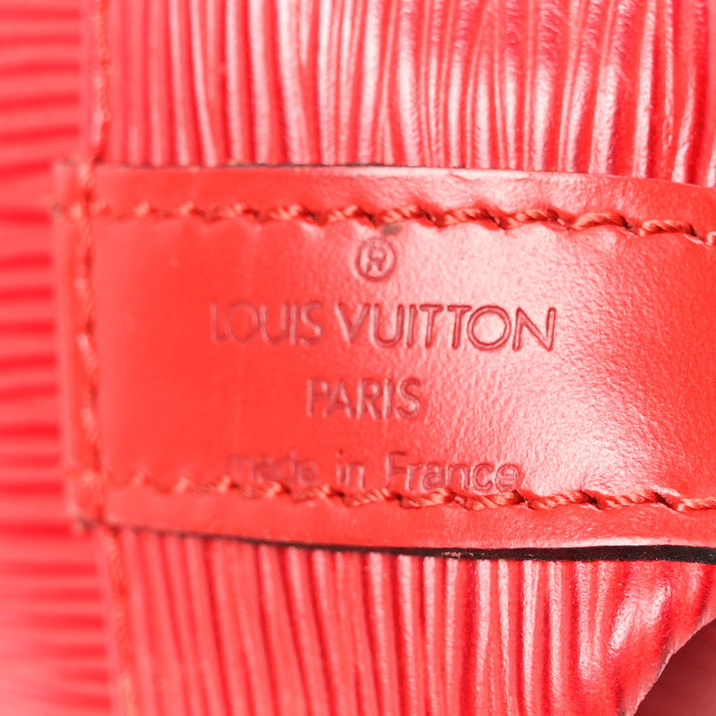 Louis Vuitton Epi Petit Noe Castillan Red