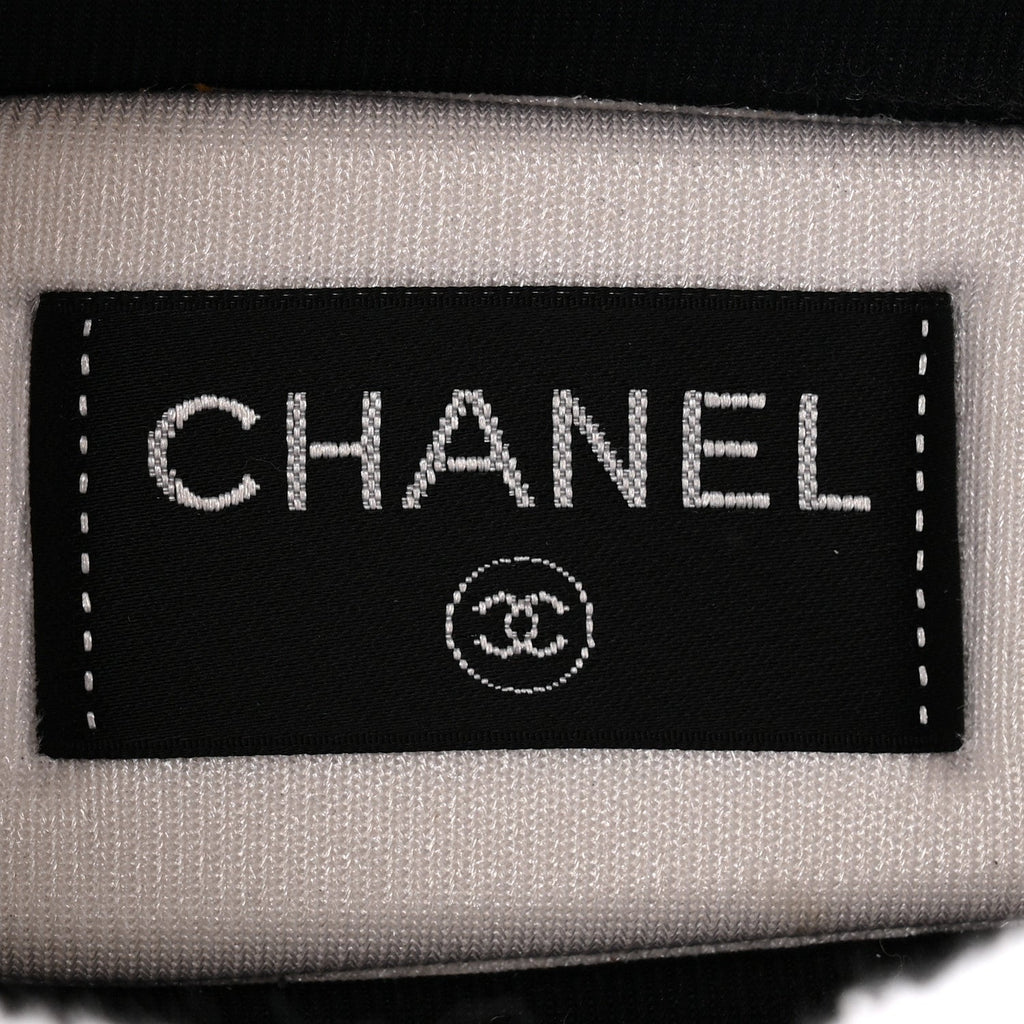 Chanel Suede Calfskin Fabric CC Sneakers 39.5 White