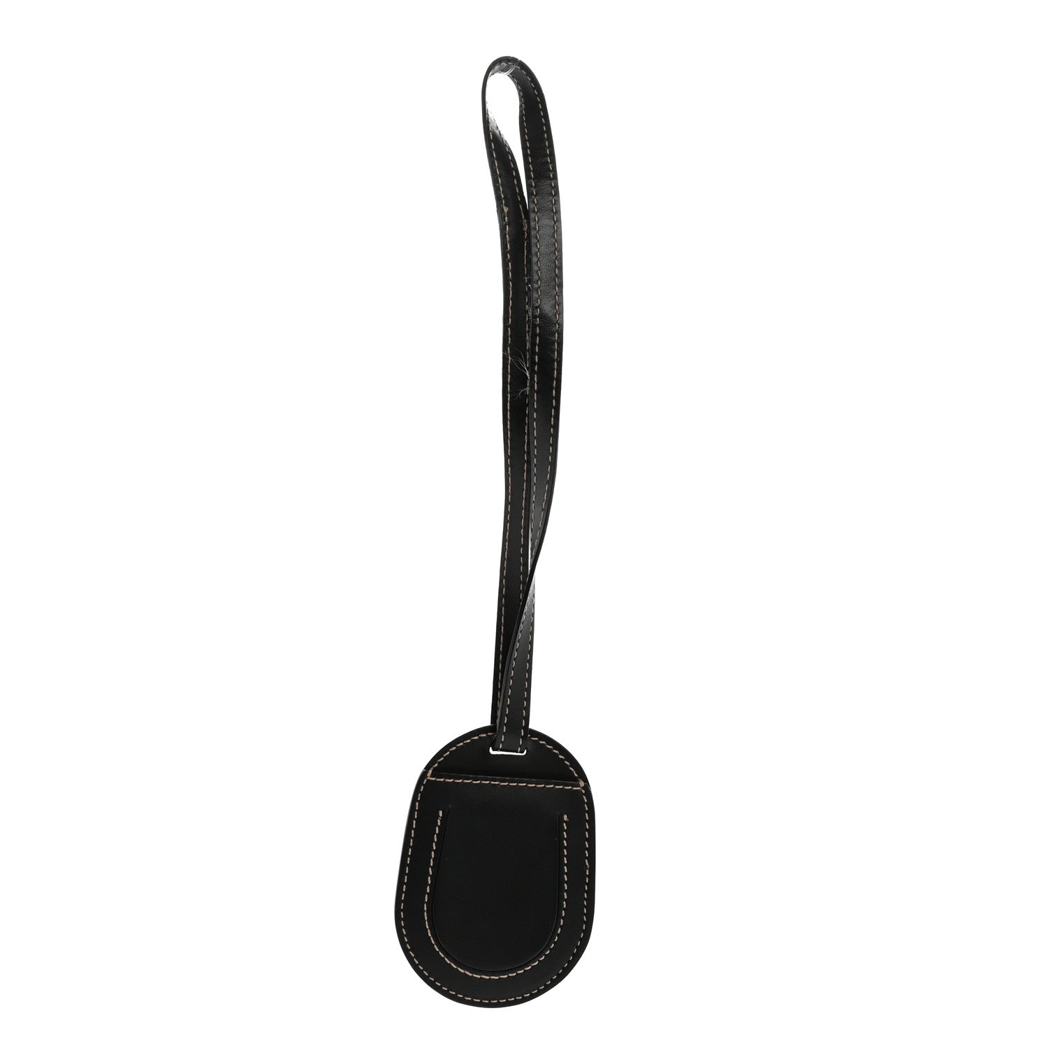 Gucci Calfskin Luggage Tag Black
