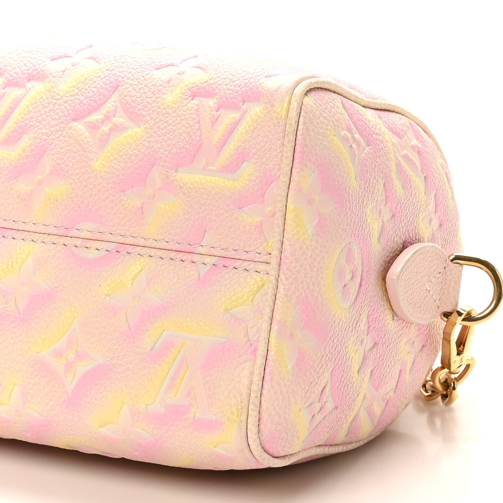 Louis Vuitton Empreinte Monogram Summer Stardust Speedy 20 Pink