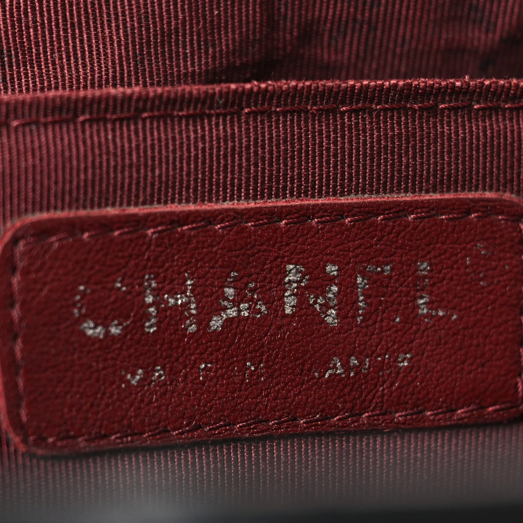 Chanel Lambskin Quilted Large Coco Rider Flap Black