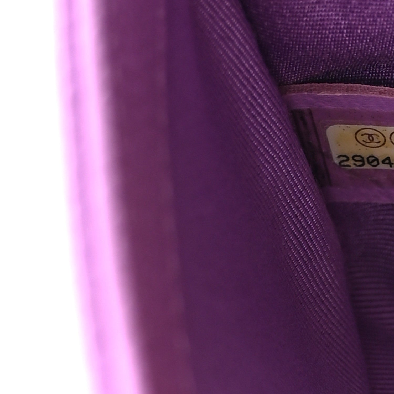 Chanel Caviar Quilted Small Boy Flap Purple